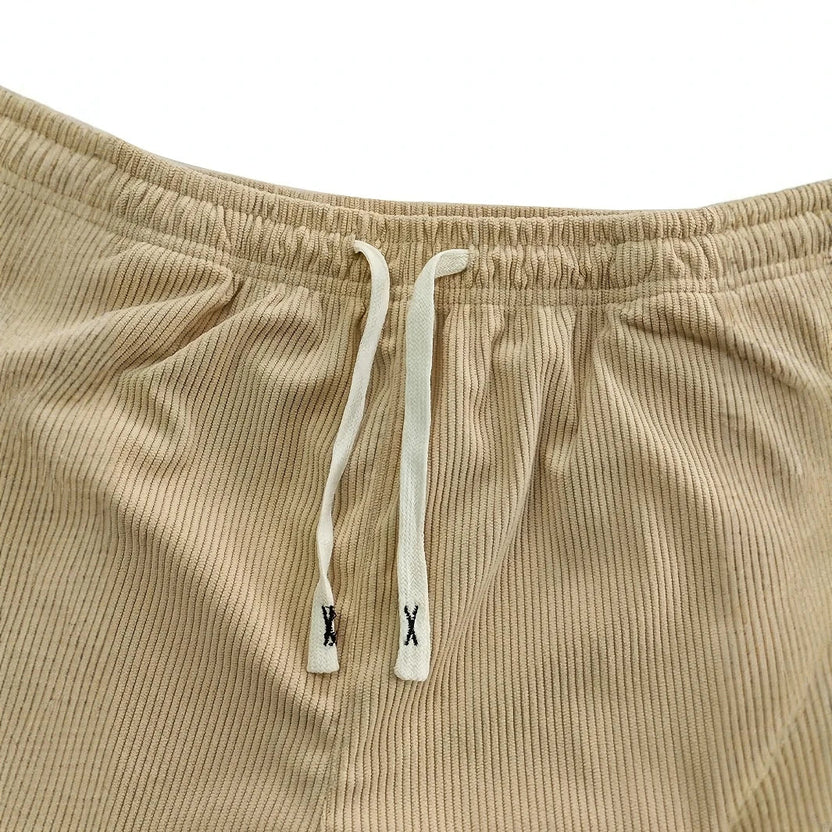 Caleb Men’s Corduroy Sweatpants – Plush Stretch Fabric with Deep Secure Pockets