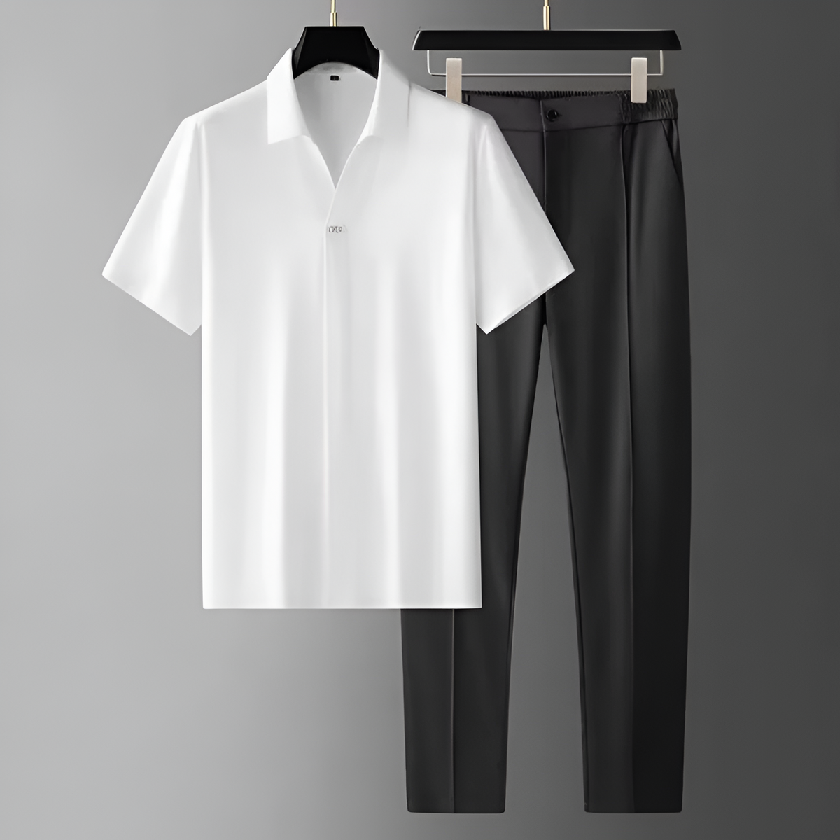 Savannah Modal Polo Set – Cool-Touch Fabric with Relaxed Fit Pants 3