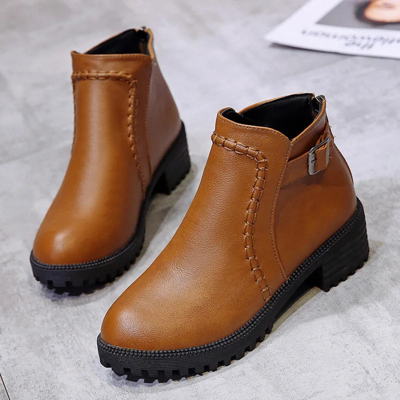 Monroe Luxe Leather Ankle Boots