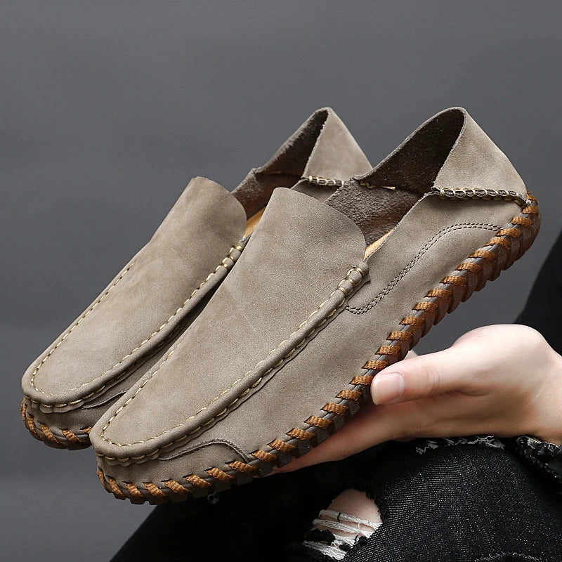 Bruno Men’s Loafers – Suede & Leather Loafer Shoes
