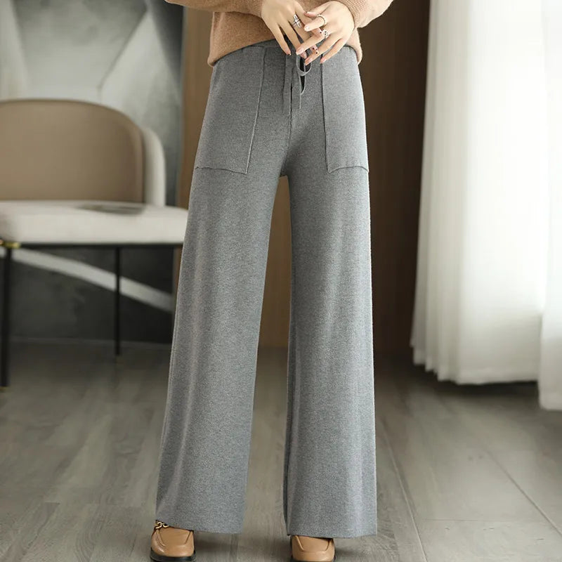 Nika Merino Lounge Pants – Soft Wool-Blend Everyday Joggers