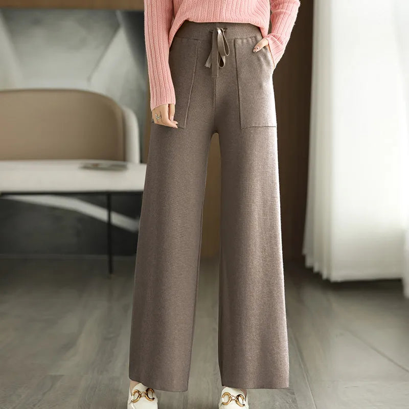 Nika Merino Lounge Pants – Soft Wool-Blend Everyday Joggers