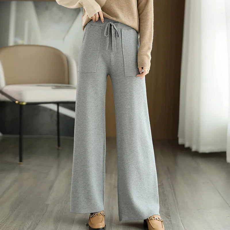 Nika Merino Lounge Pants – Soft Wool-Blend Everyday Joggers