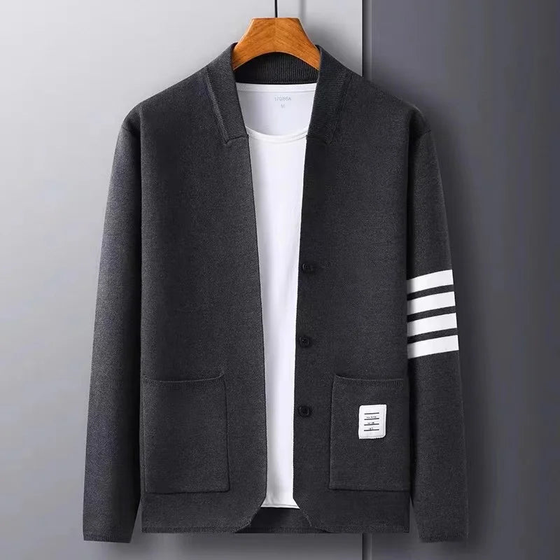 Duke Knitted Cardigan - Classic Men's Knit Layer for Effortless Style