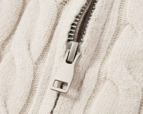 Wyler Men’s Zip-Up Cardigan – Premium Wool Cable Knit Cardigan