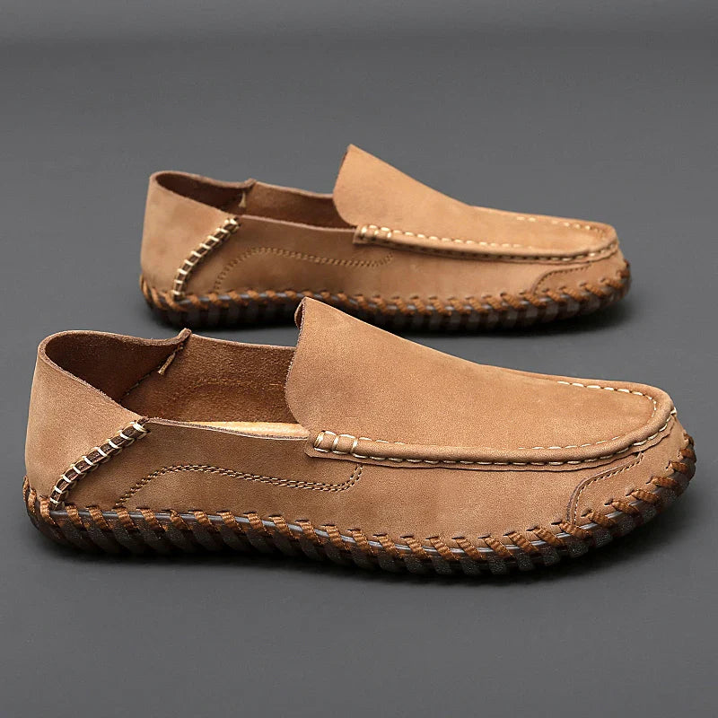 Bruno Men’s Loafers – Suede & Leather Loafer Shoes