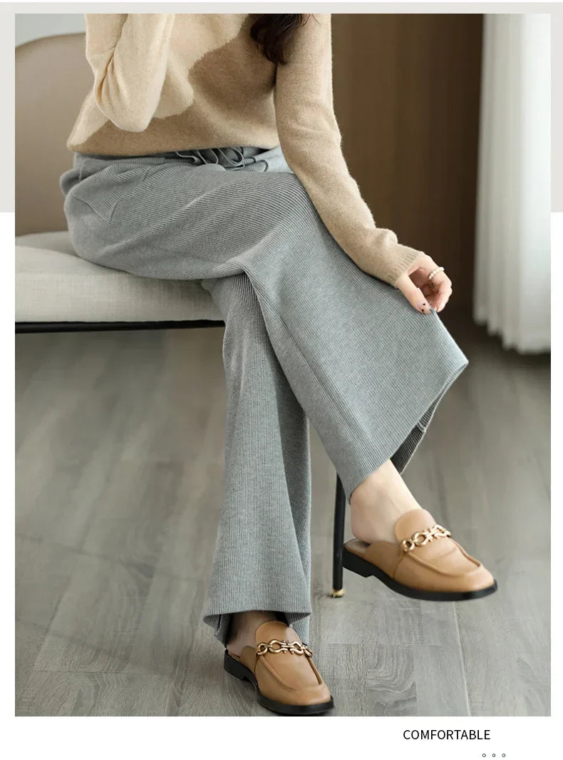Nika Merino Lounge Pants – Soft Wool-Blend Everyday Joggers