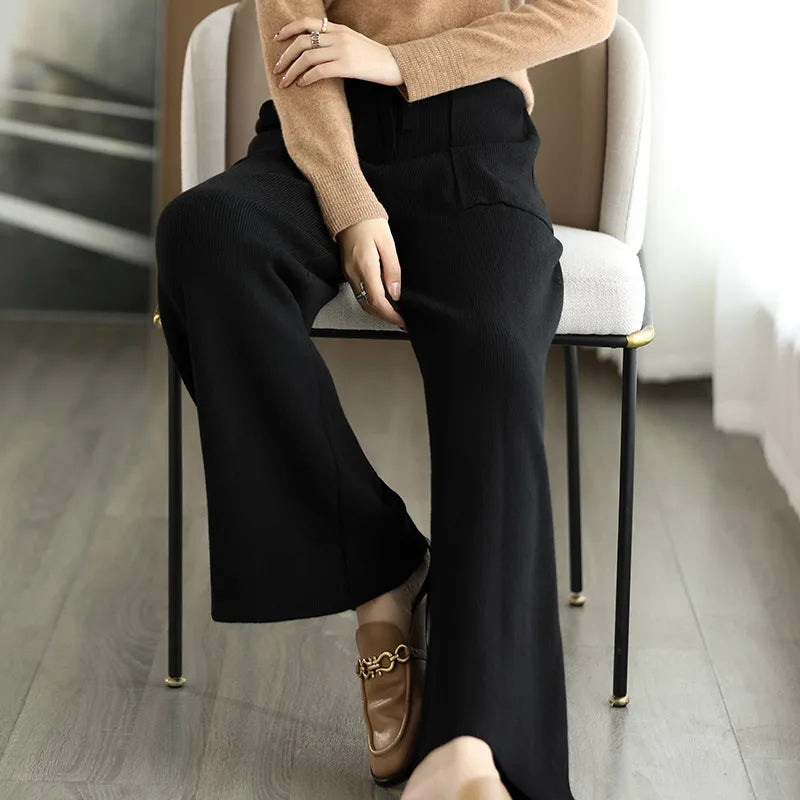 Nika Merino Lounge Pants – Soft Wool-Blend Everyday Joggers