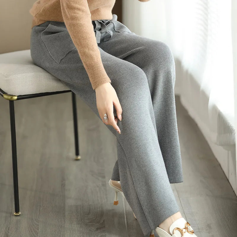 Nika Merino Lounge Pants – Soft Wool-Blend Everyday Joggers