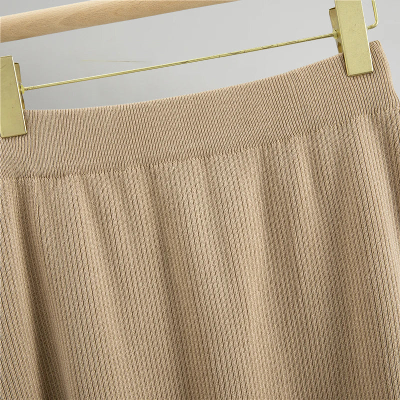 Riviera Valentina Set – Women’s Knit Top, A-Line Skirt & Long Cardigan