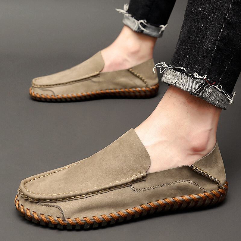 Bruno Men’s Loafers – Suede & Leather Loafer Shoes