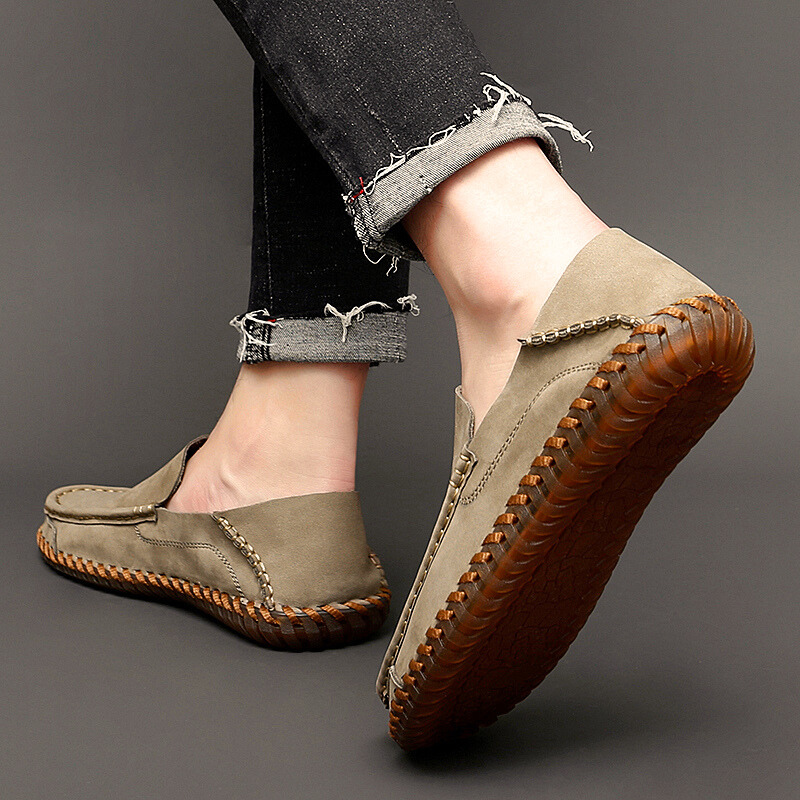 Bruno Men’s Loafers – Suede & Leather Loafer Shoes
