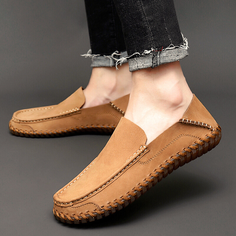 Bruno Men’s Loafers – Suede & Leather Loafer Shoes
