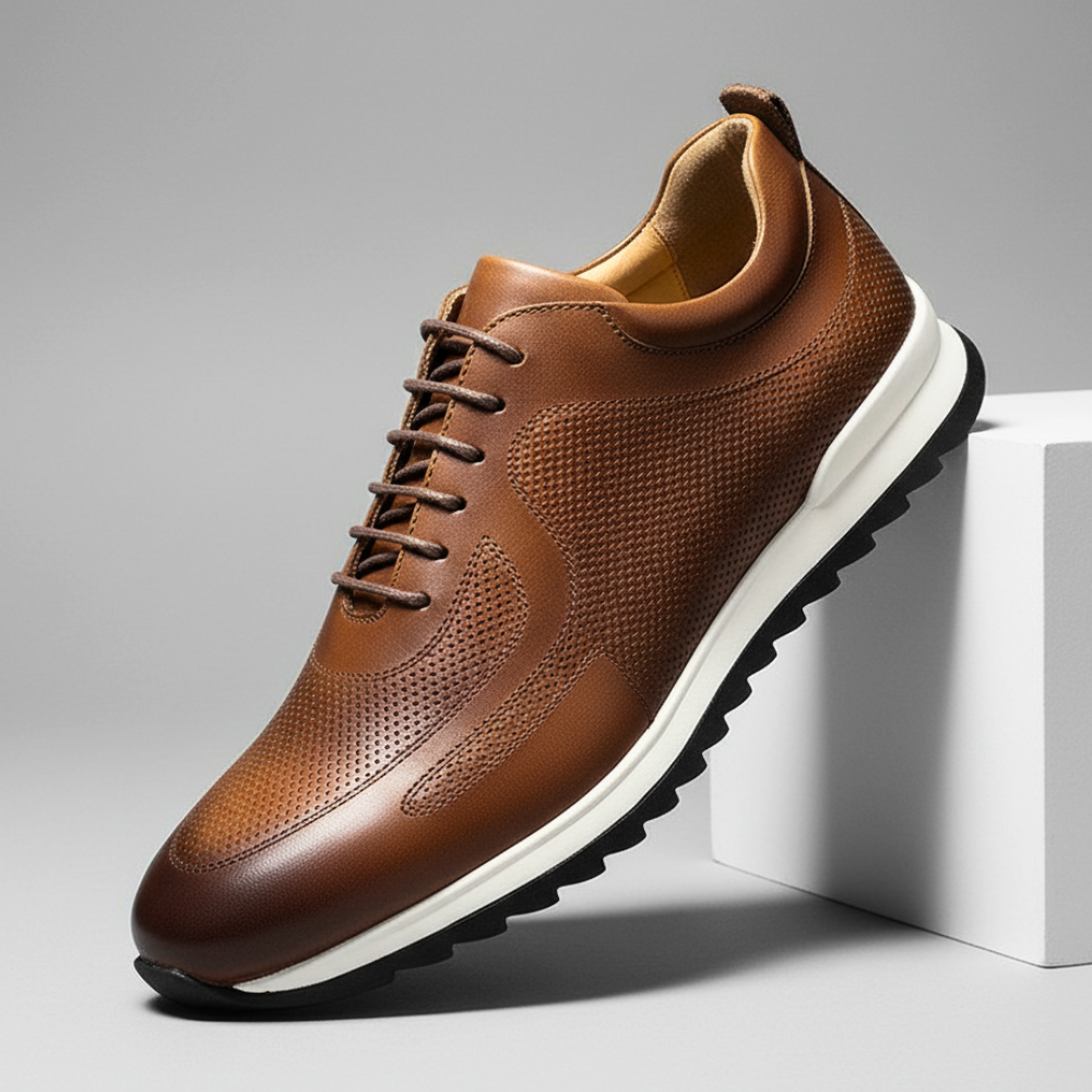 Fabrizio Men’s Leather Sneakers – Italian Leather Shoes