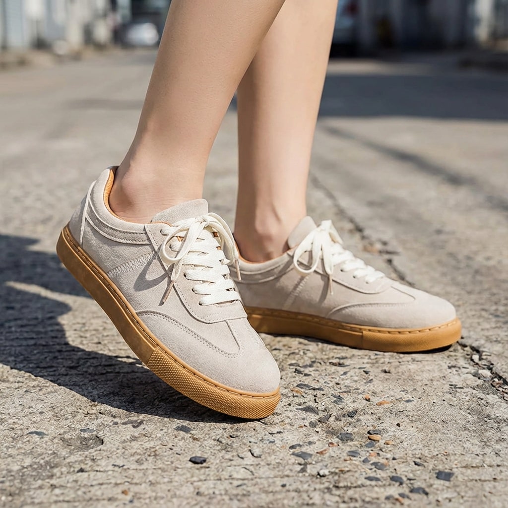 Mara Suede Sneakers – All-Season Lightweight Shoes