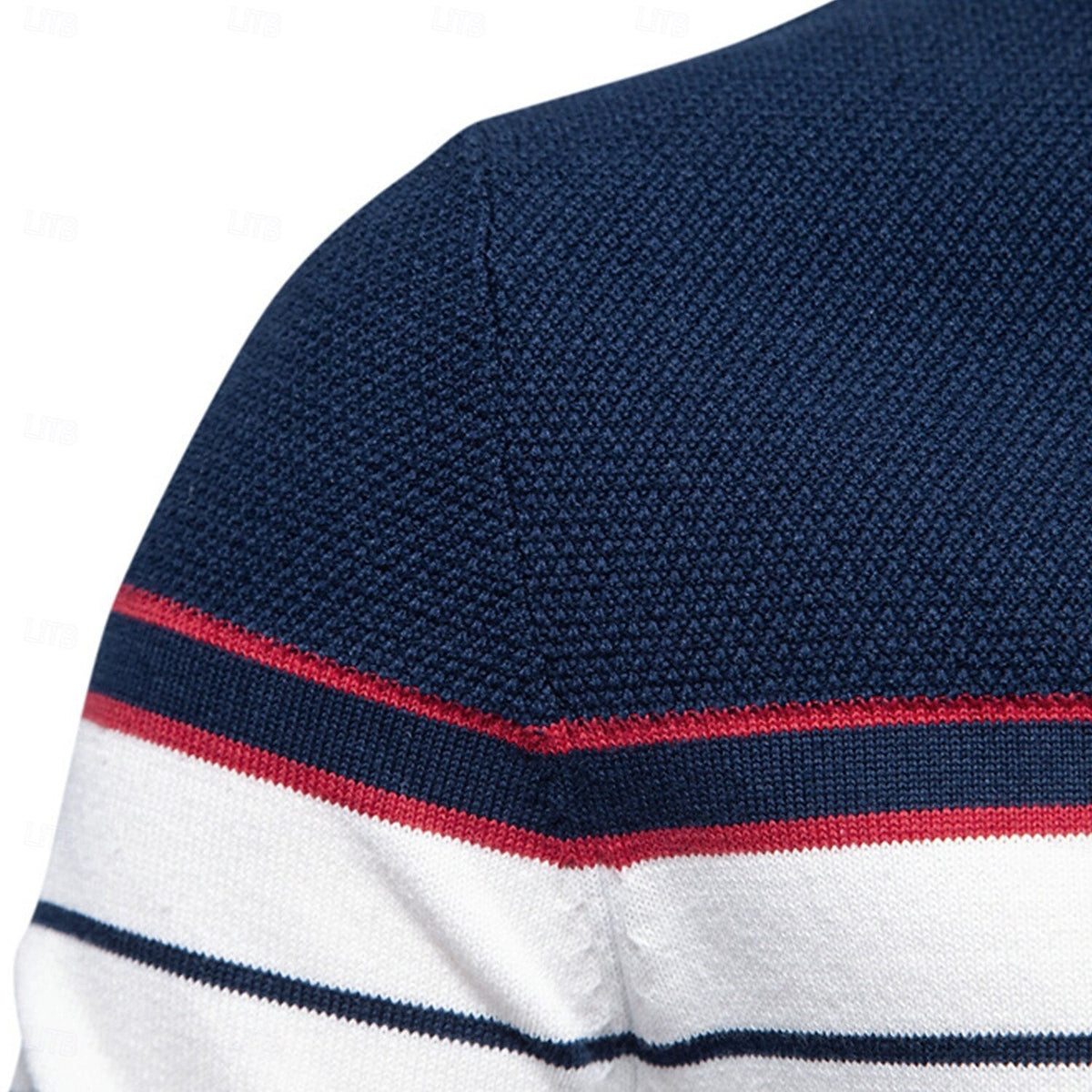 Griffin Men's Striped Crew Neck Sweater