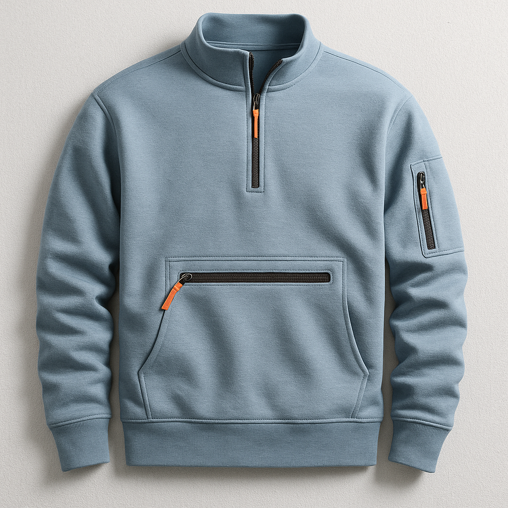 Daniel Men’s Pullover – Performance Knit Fleece with Utility Pocket