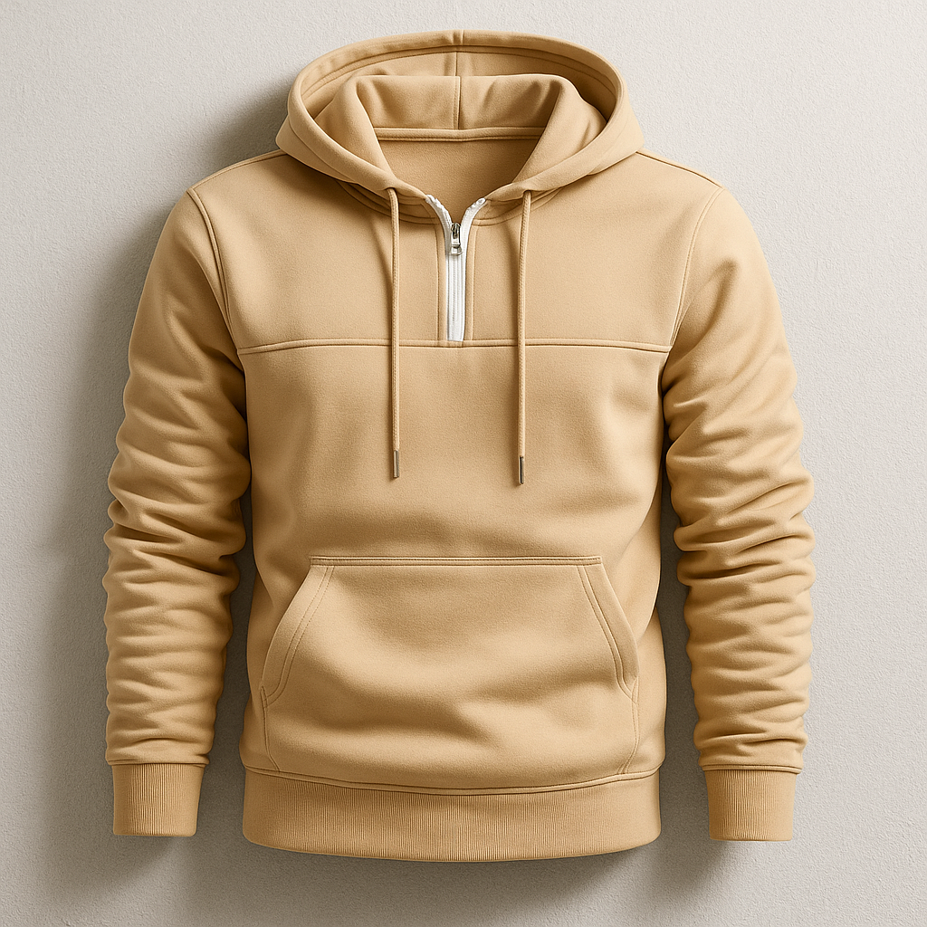 Elmer Men’s Half-Zip Hoodie – Premium Fleece Jacket