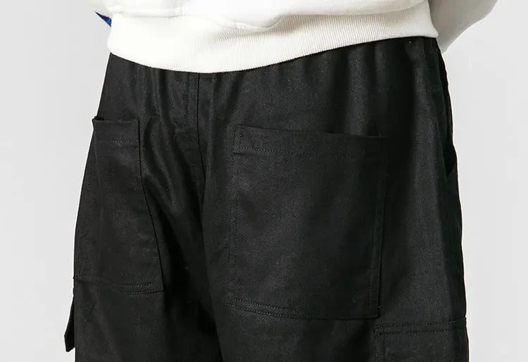Colton Men’s Tactical Trousers - Rugged Cotton with Zippered Pockets & Relaxed Fit