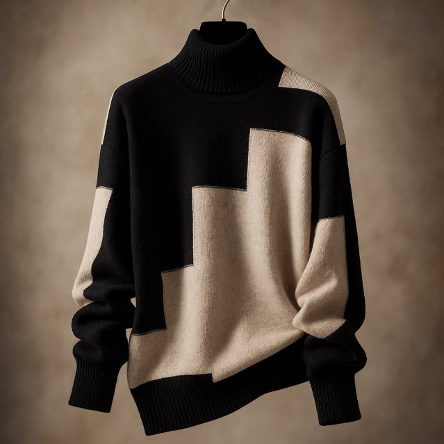 Lovi Women’s Turtleneck Sweater – Soft Knit Pullover