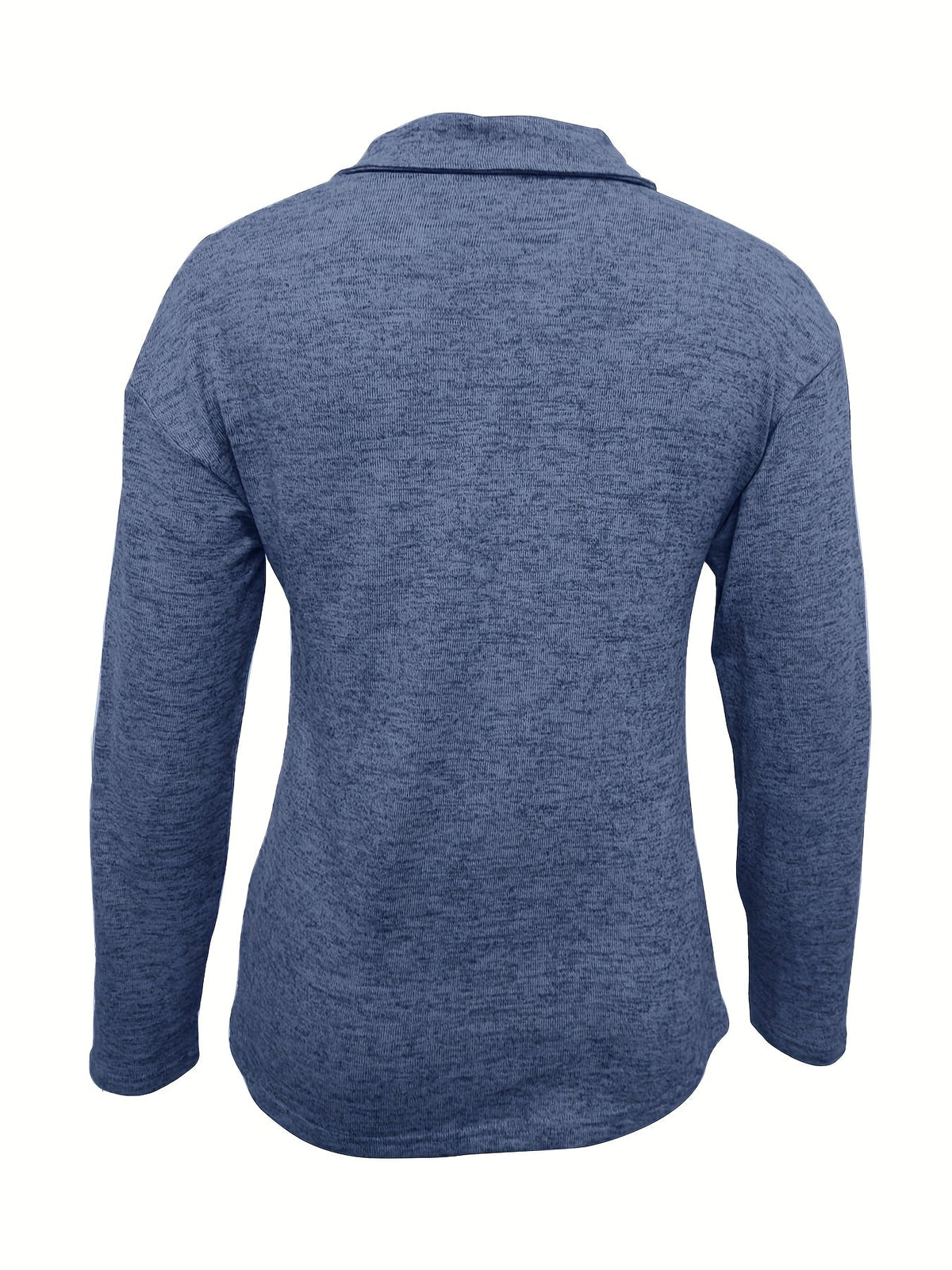 Madeline Women’s Quarter-Zip Polo Shirt– Long Sleeve Casual Pullover with V-Neck Lapel
