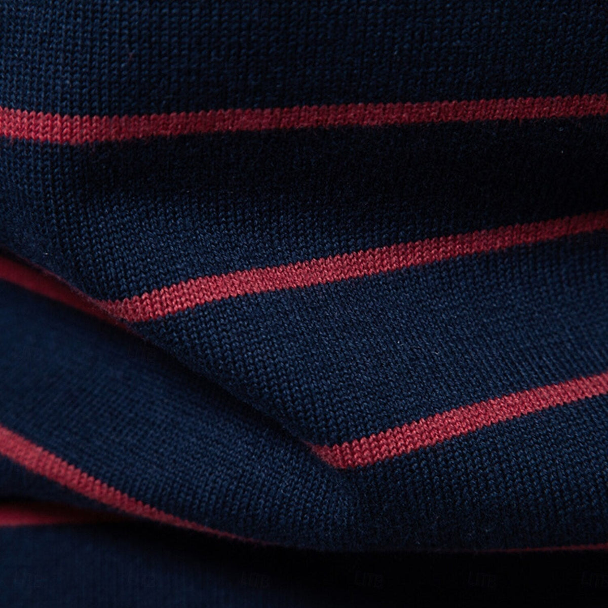 Griffin Men's Striped Crew Neck Sweater