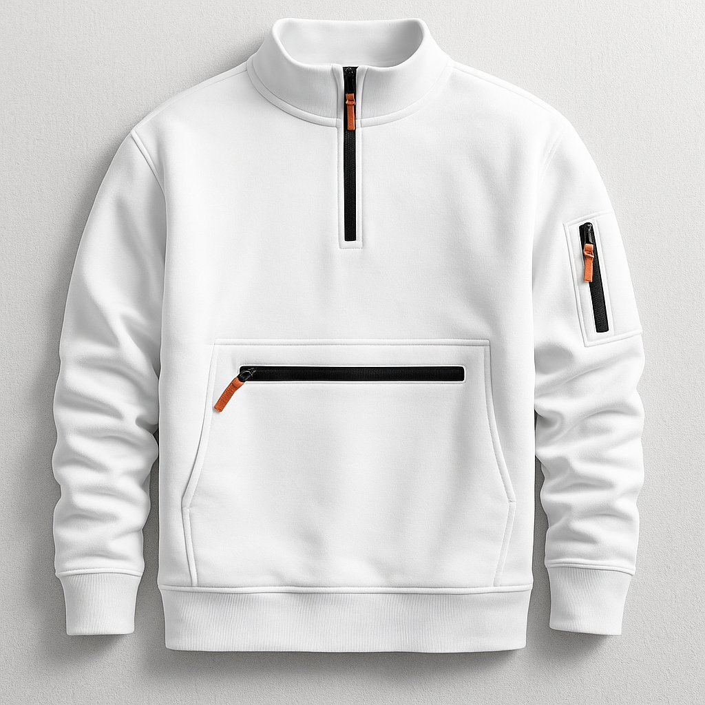 Daniel Men’s Pullover – Performance Knit Fleece with Utility Pocket