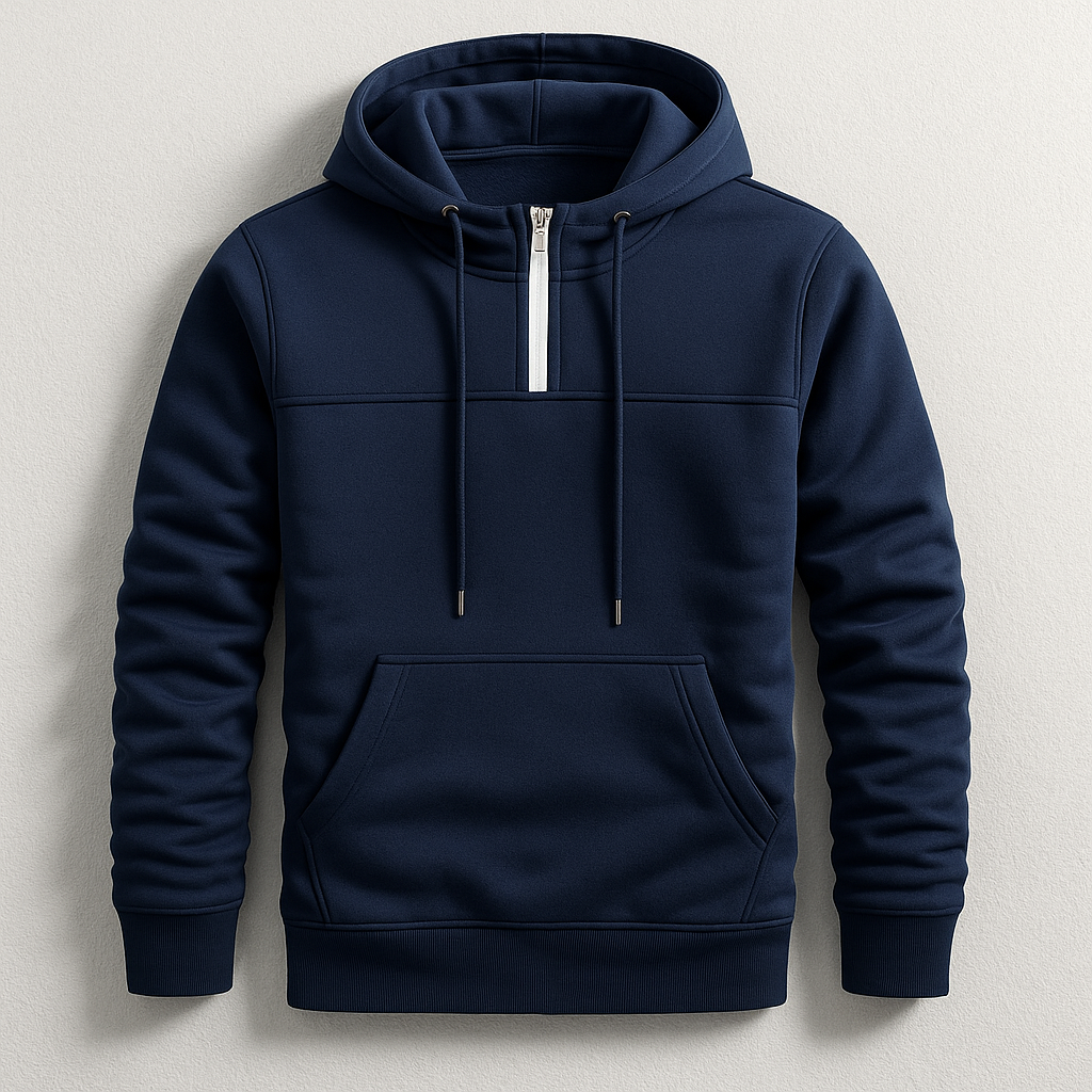 Elmer Men’s Half-Zip Hoodie – Premium Fleece Jacket