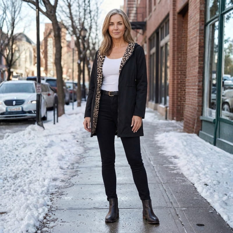 Amara Reversible Hooded Coat