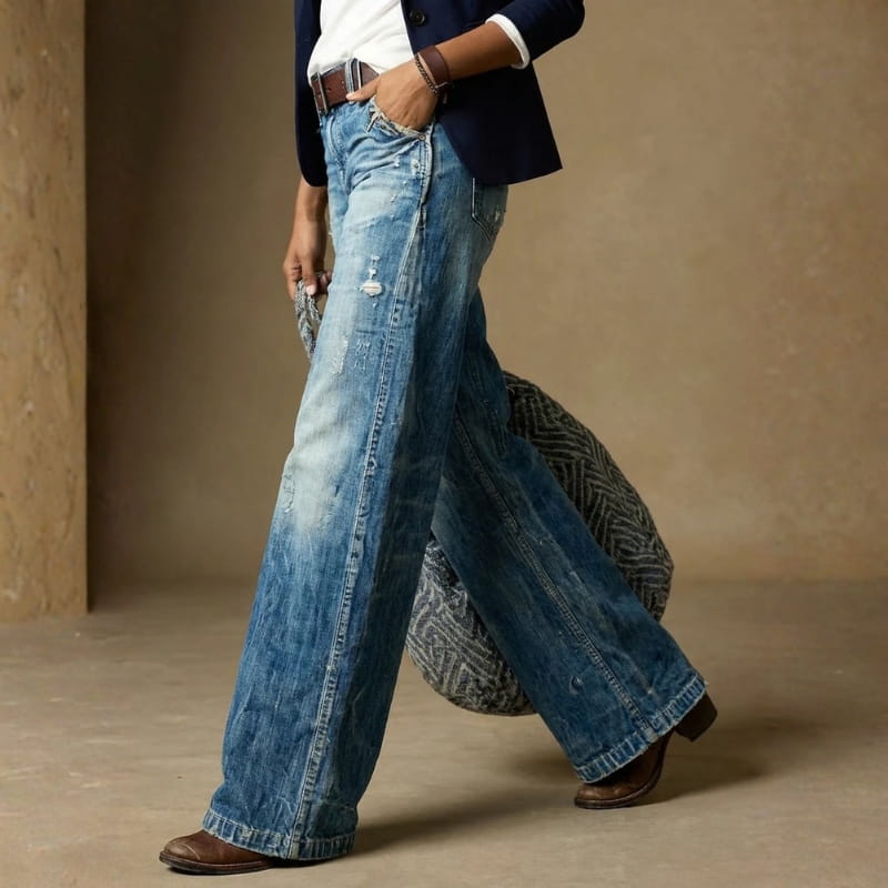Shermaine Soft-Touch Wide-Leg Jeans – Relaxed Everyday Pants