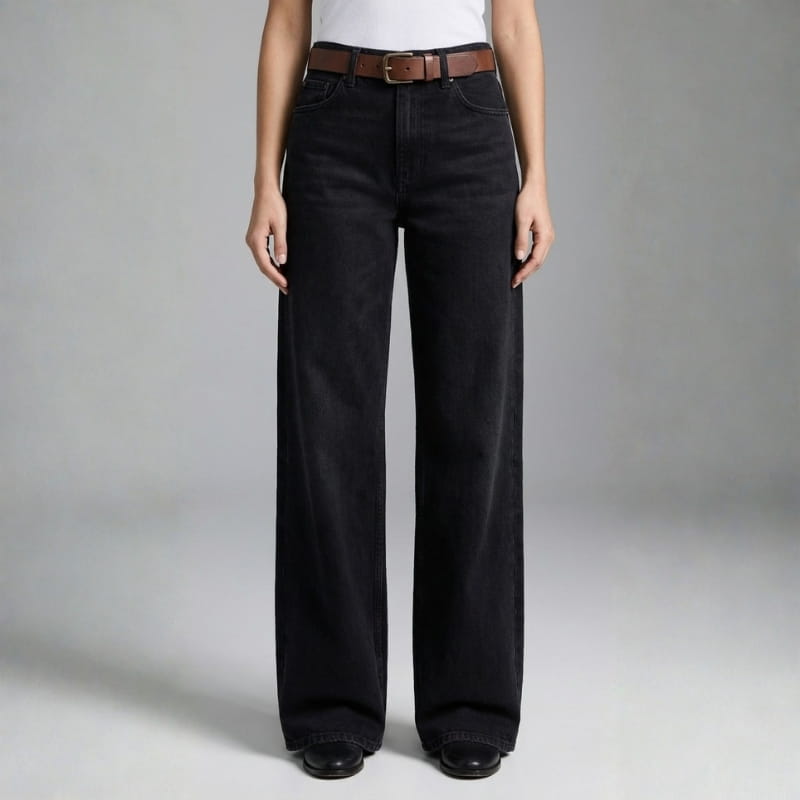 Shermaine Soft-Touch Wide-Leg Jeans – Relaxed Everyday Pants