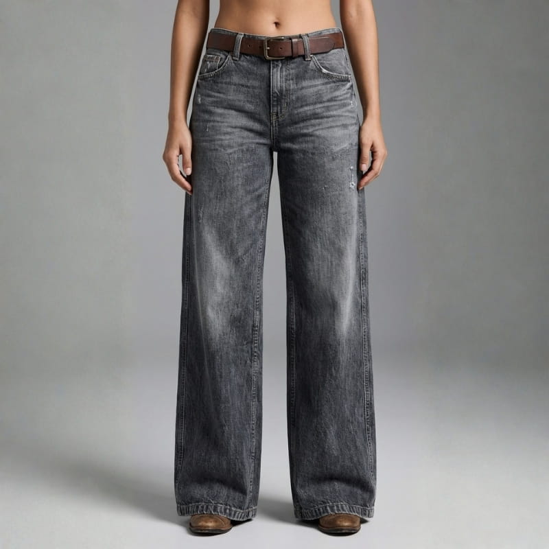 Shermaine Soft-Touch Wide-Leg Jeans – Relaxed Everyday Pants
