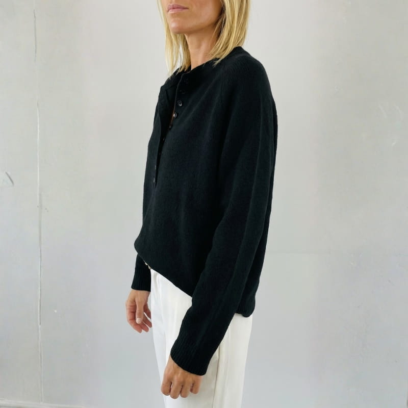 Myra Women's Button Knit Sweater – Soft Cozy Layering Top