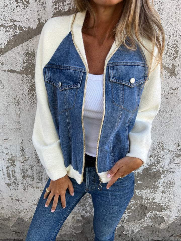 Joana Women’s Denim Jacket – Classic Button-Up with Relaxed Fit