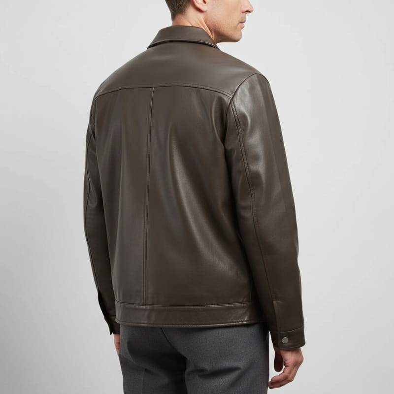 Fabian Leather Casual Jacket – Versatile Casual Layering Piece