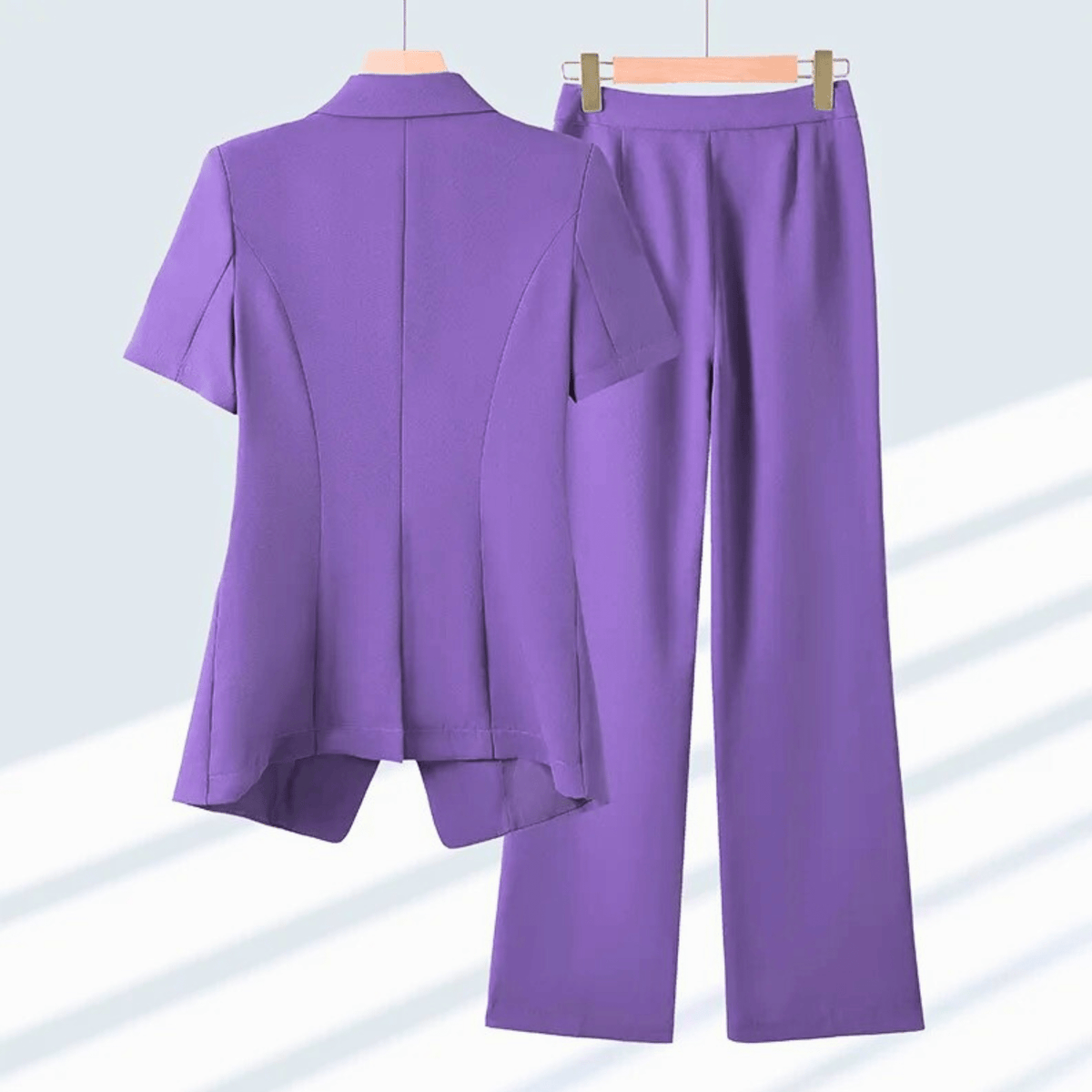 Mayflor Women’s Blazer Set – Tailored Blazer and Pants for Summer Elegance
