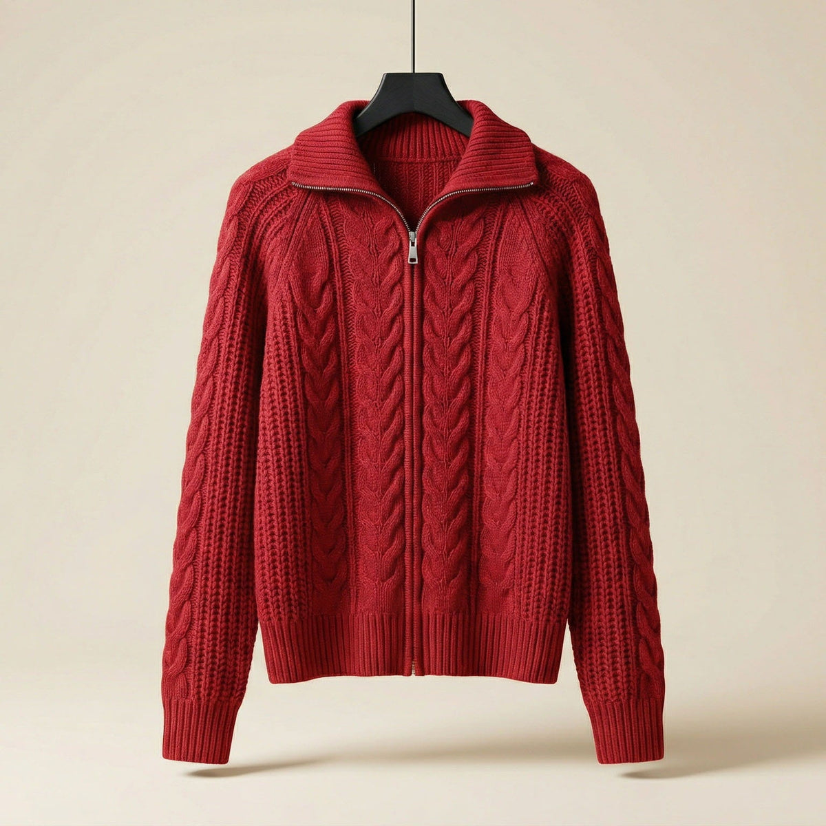 Sienna Women’s Wool Zip Knit Cardigan