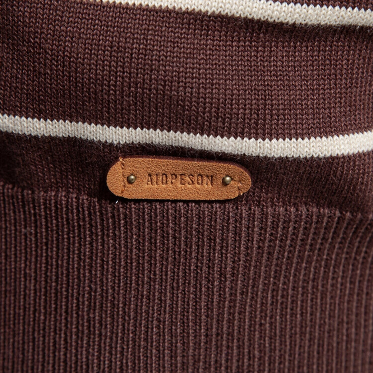 Griffin Men's Striped Crew Neck Sweater